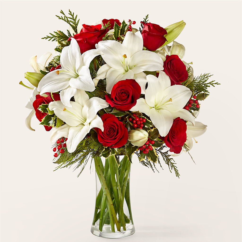 Sparkling Snowflakes Bouquet – NEIL'S FLOWERS AND GREENHOUSES, Kingston ON