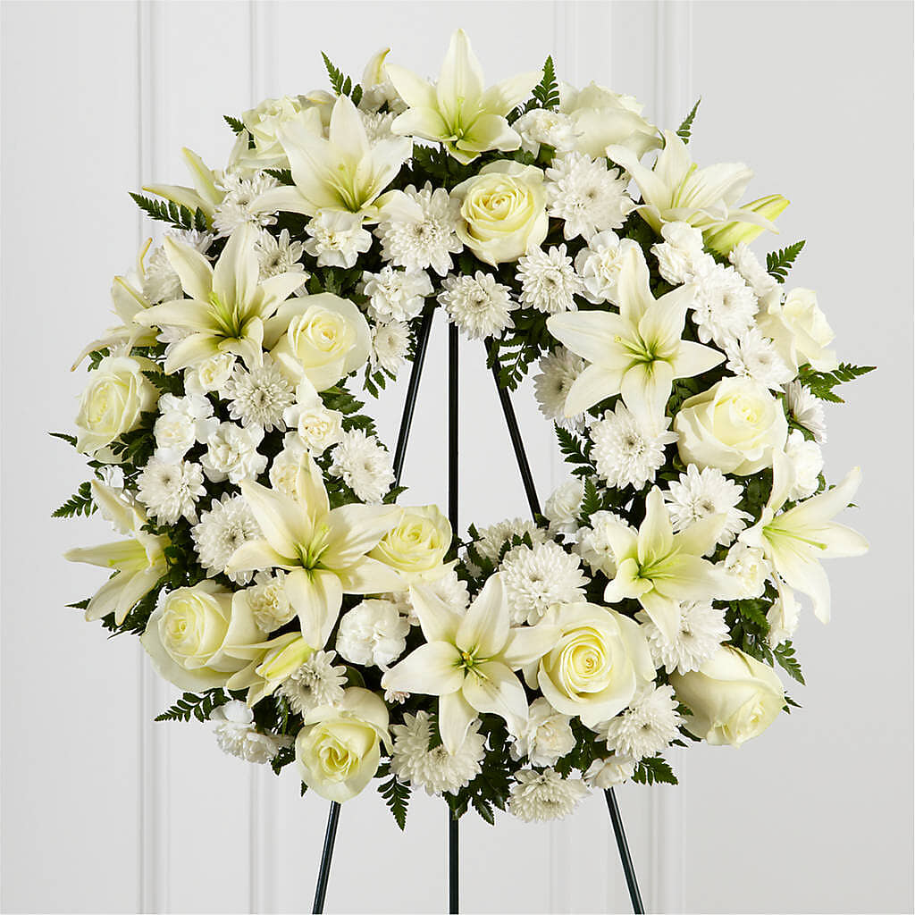 Treasured Tribute Wreath – NEIL'S FLOWERS, Kingston ON