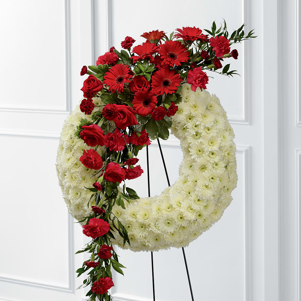 Graceful Tribute Wreath – NEIL'S FLOWERS AND GREENHOUSES, Kingston ON