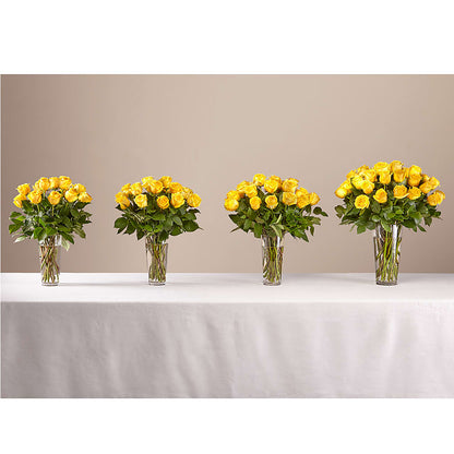 Long Stem Yellow Rose Bouquet – NEIL'S FLOWERS AND GREENHOUSES, Kingston ON