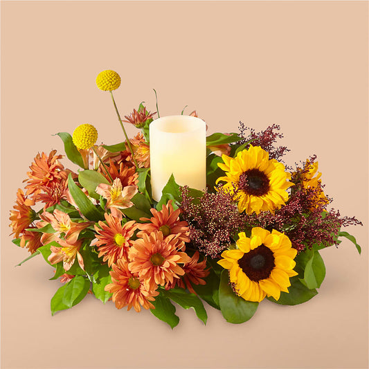 Honey Spark Centerpiece – NEIL'S FLOWERS, Kingston ON