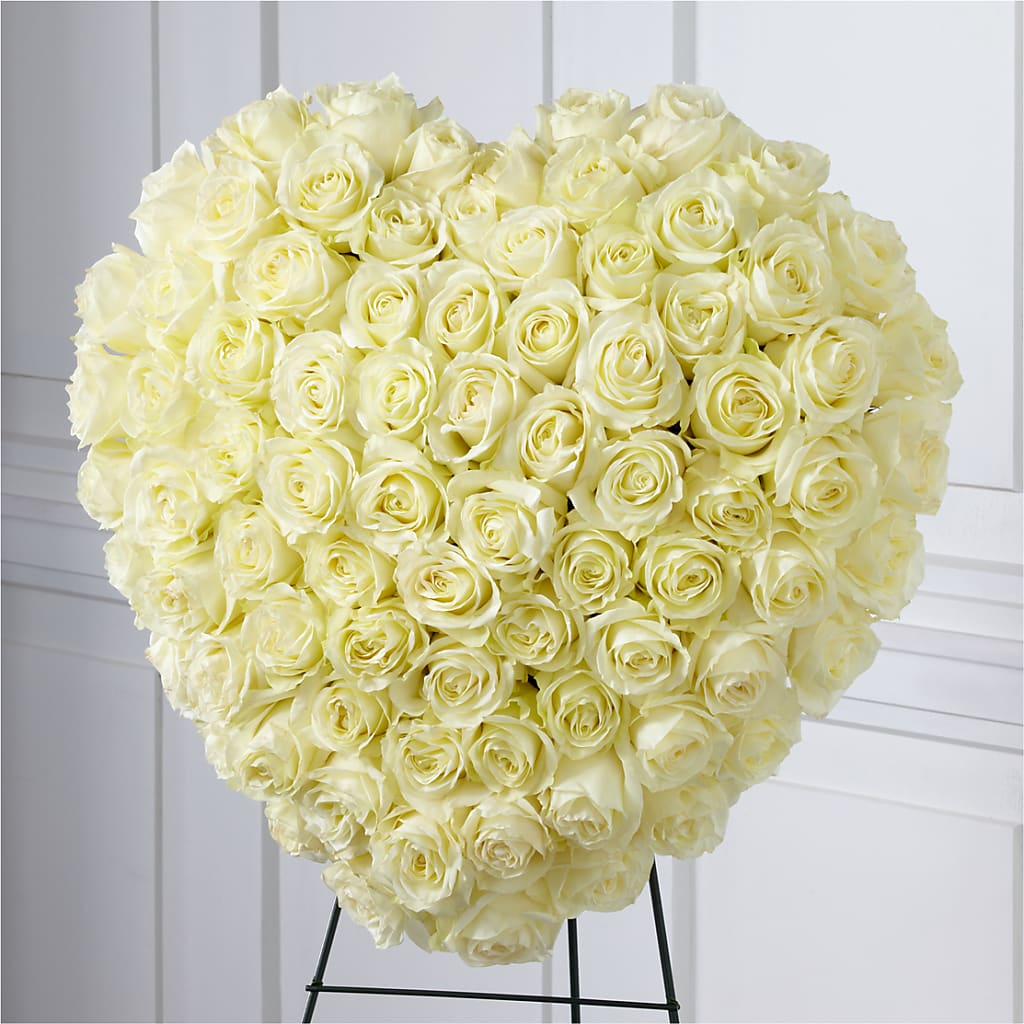 Elegant Remembrance Standing Heart – NEIL'S FLOWERS AND GREENHOUSES, Kingston ON