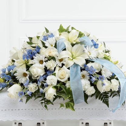Tender Treasure Casket Spray – NEIL'S FLOWERS AND GREENHOUSES, Kingston ON
