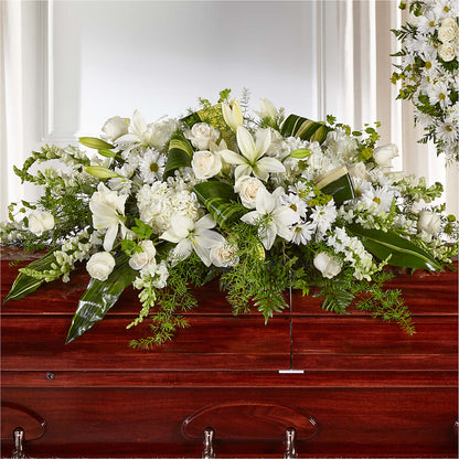 Abundance Casket Spray – NEIL'S FLOWERS AND GREENHOUSES, Kingston ON