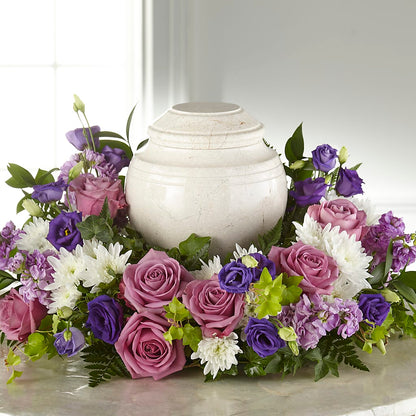 Blooming Sympathy Cremation Adornment – NEIL'S FLOWERS AND GREENHOUSES, Kingston ON