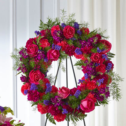 Calming Colors Wreath – NEIL'S FLOWERS AND GREENHOUSES, Kingston ON
