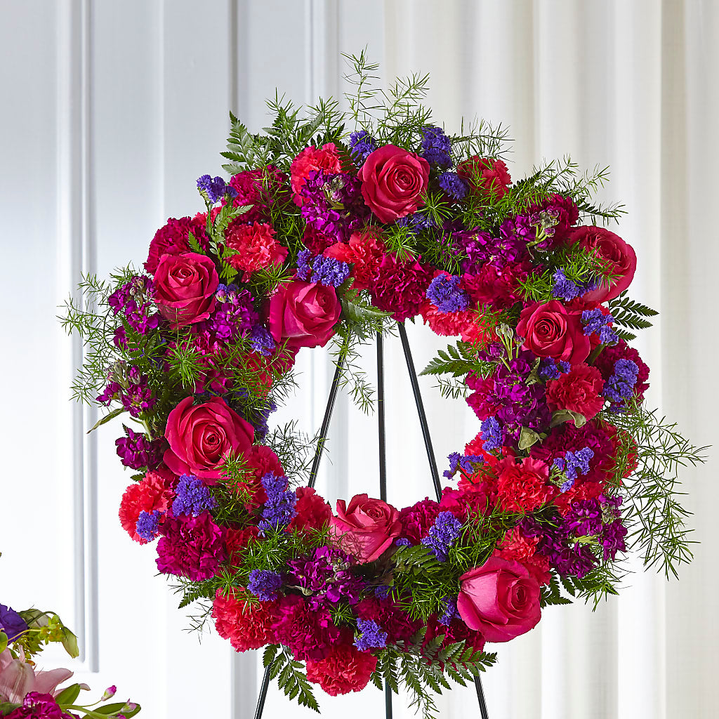 Calming Colors Wreath – NEIL'S FLOWERS, Kingston ON