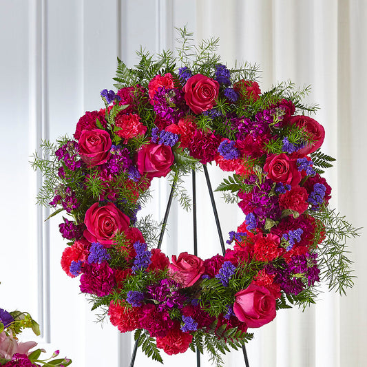 Calming Colors Wreath – NEIL'S FLOWERS, Kingston ON
