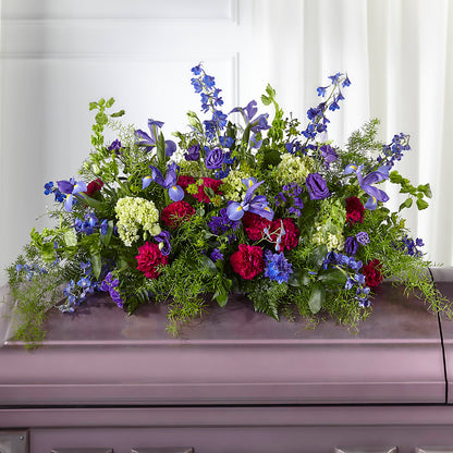 Always Treasured Casket Spray – NEIL'S FLOWERS AND GREENHOUSES, Kingston ON