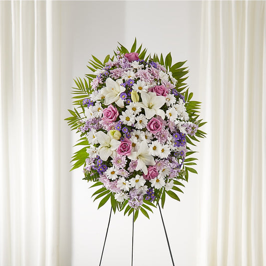 Surrounded by Love Standing Spray – NEIL'S FLOWERS AND GREENHOUSES, Kingston ON