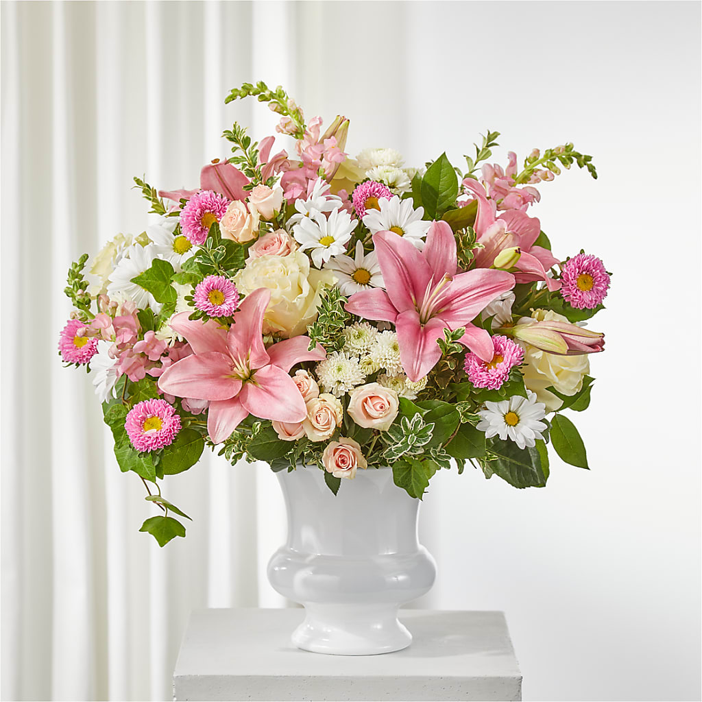 Empathetic Blooms Urn Arrangement – NEIL'S FLOWERS AND GREENHOUSES, Kingston ON