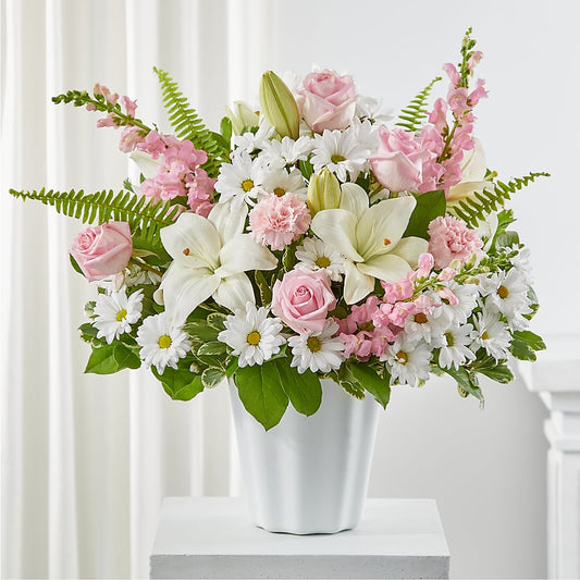 Soft Touch Tabletop Basket – NEIL'S FLOWERS AND GREENHOUSES, Kingston ON