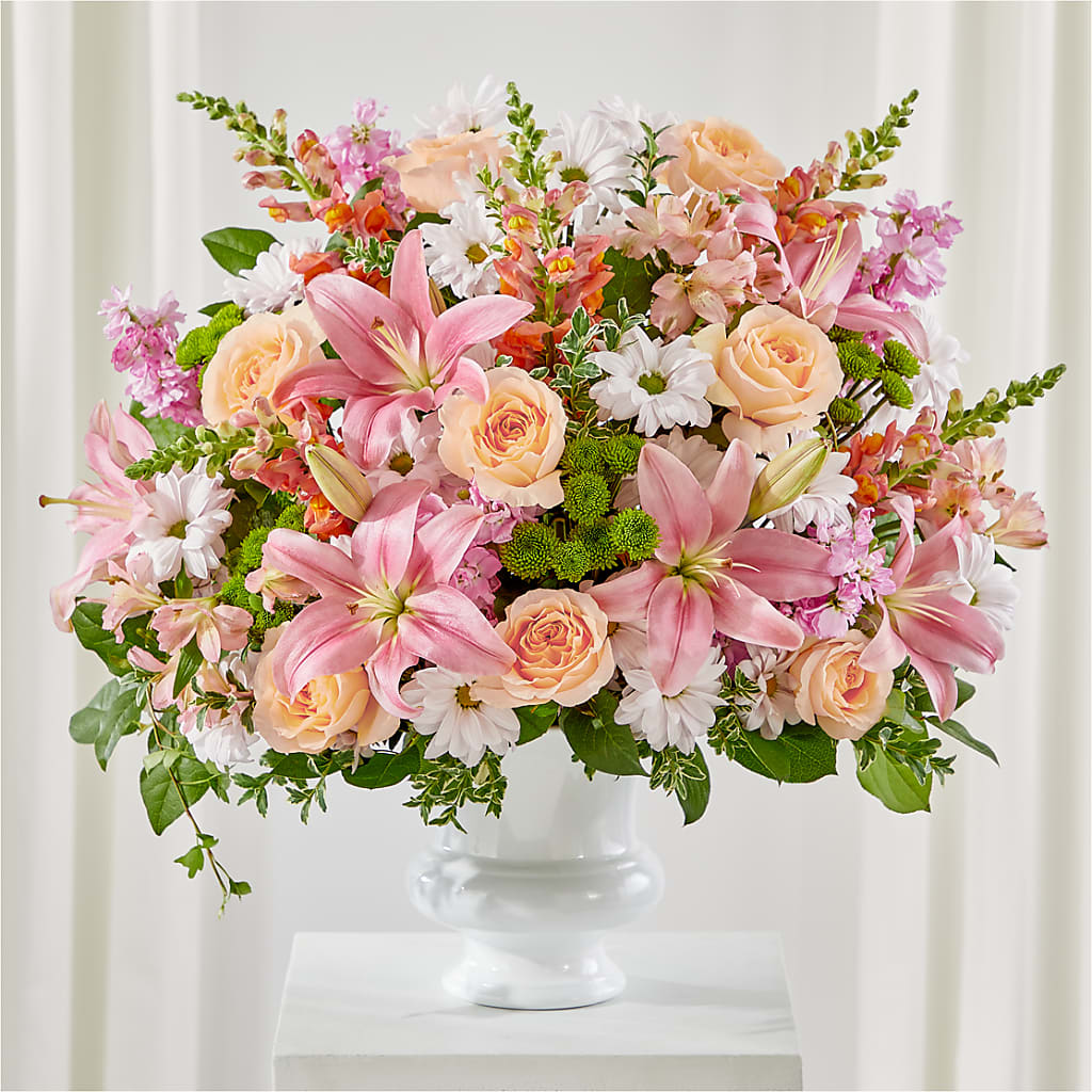 Heartfelt Gesture Urn Arrangement – NEIL'S FLOWERS AND GREENHOUSES, Kingston ON