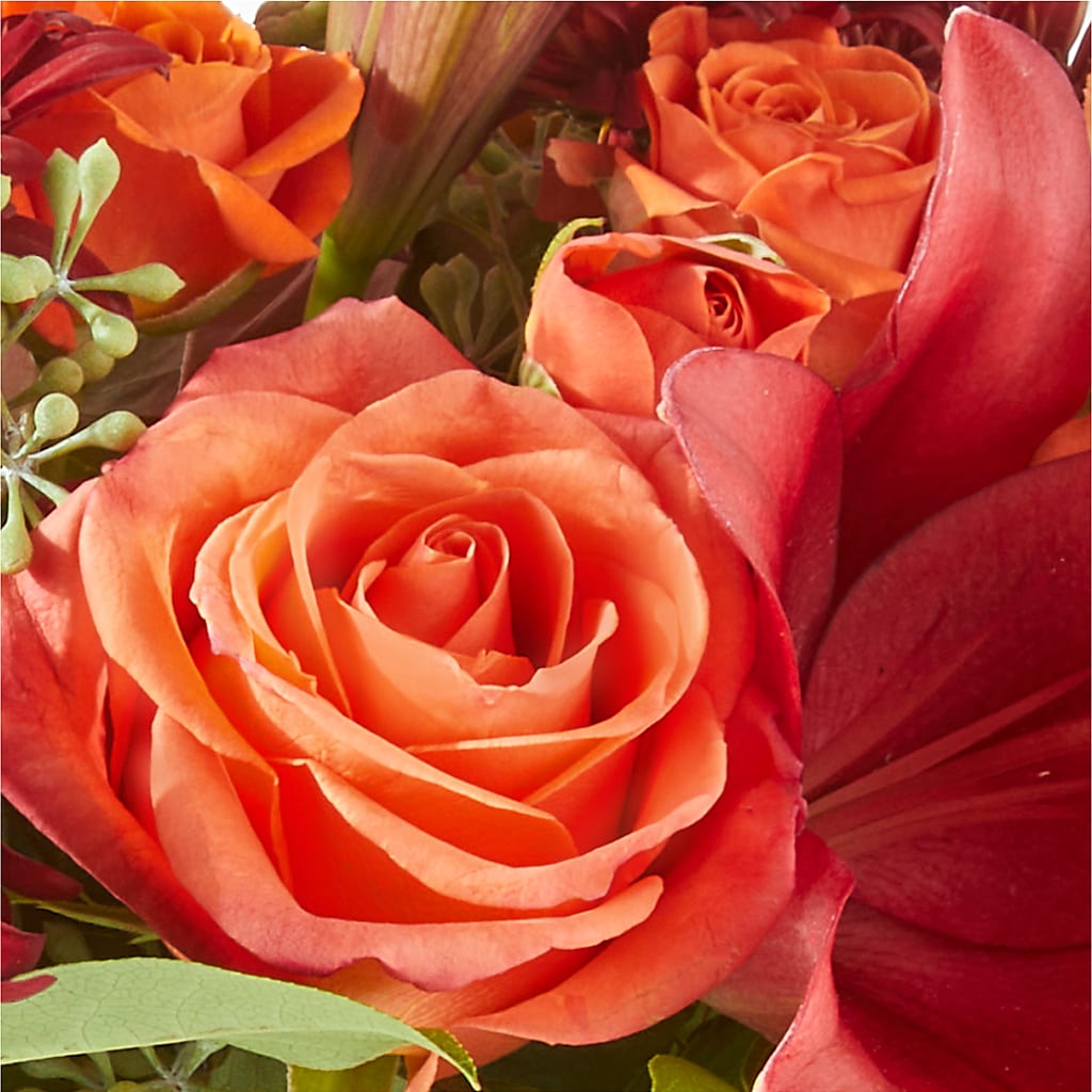 Crimson Leaves Bouquet – NEIL'S FLOWERS AND GREENHOUSES, Kingston ON